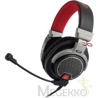 👉 Hoofdtelefoon zwart rood Audio-Technica ATH-PDG1A hoofdtelefoon/headset Hoofdband Zwart, 4961310150730