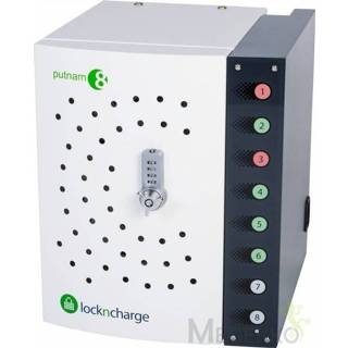 👉 Zwart wit Lockncharge Putnam 8 Vrijstaand Zwart, 9347210004970