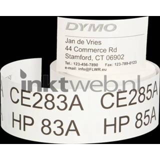 👉 Huismerk Dymo Naambadge etiketten 89 mm x 51 mm wit