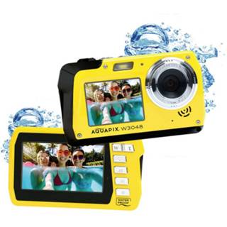 👉 Digitale camera geel Easypix W3048-Y Edge 48 Mpix Onderwatercamera, Frontdisplay 4260041686106