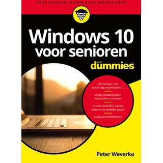 👉 Senioren Windows 10 voor Dummies - Peter Weverka (ISBN: 9789045354224) 9789045354224