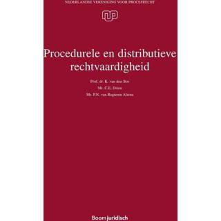 Procedurele en distributieve rechtvaardigheid - K. van den Bos, C.E. Drion, P.N. Regteren Altena ebook 9789462744325