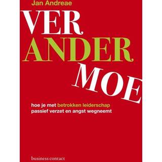 👉 Verandermoe - Jan Andreae (ISBN: 9789047009221) 9789047009221
