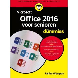 👉 Senioren Microsoft Office 2016 voor Dummies - Faithe Wempen (ISBN: 9789045354972) 9789045354972