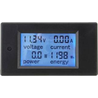 Monitor DC 20A LCD Combo Meter Voltage Current KWh Watt Car Battery Pannel Power diy electronics