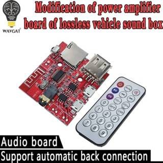 Luidspreker 3W Car Bluetooth 4.1 MP3 WAV Decoding Board Speaker Amplifier Audio Receiver Module Support USB/TF/U-DISK/IR Remote Control