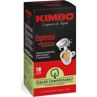 👉 Espresso apparaat Kimbo coffee Pods compostable ESE - Neapolitan (8x18 pods)