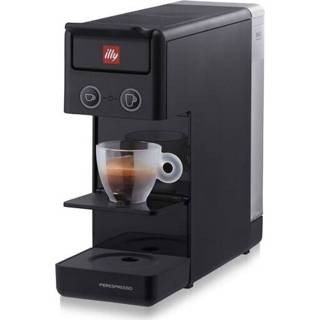 👉 IperEspresso capsule zwart Illy coffee machine for capsules black Nero Y3.3