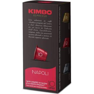 👉 Nespresso machine Kimbo coffee Capsules Compatible Naples (10x10 Capsules)