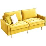 👉 Sofa geel Modern Velvet fabric 71