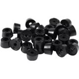 👉 Luidspreker zwart rubber 30pcsAnti slip furniture legs Feet Black Speaker Cabinet bed Table Box Conical shock pad floor protector Parts