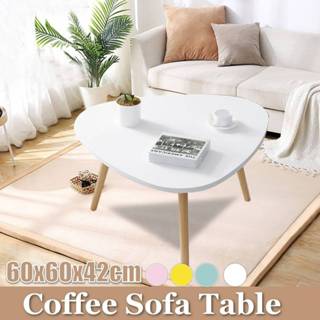 👉 Sofa Creative Nordic Wood Low Round Coffee Table Dirty Storage Tea Fruit Snack Service Plate Tray Living Room Side