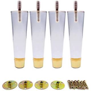 👉 Sofa 4Pcs Acrylic Furniture Legs Replacement Feet for Couch Table Cabinet Bed and TV Stand