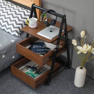 👉 Locker small K-Star Simple Mobile With Side Corner Table Coffee Sofa Lazy Bedside
