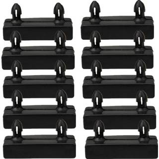 👉 Sofa zwart plastic 10/20Pcs Bed Slat End Caps Holders Black Single/Double Centre Cap Replacement for Holding Securing Furniture Frames