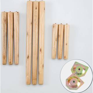 👉 Sofa 1pc Wooden Table Leg 25/40/60cm Tapered Chair Stool Cabinet Furniture Hardware Screw Mounting Kits Set Home Parts