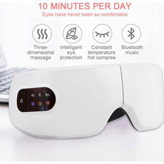 👉 Massager Electric Vibration Bluetooth Eye Heating Care Device Wrinkle Relieve Massage Hot Compress Foldable