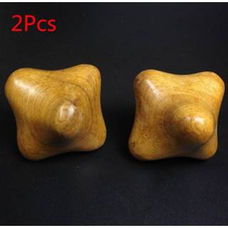👉 Massager 2Pcs Vietnamese Fragrant Wood Hexagonal Ball Active Scraping Clear The Lymphatic Drainage Hand Massage