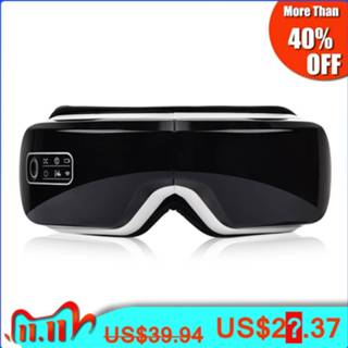 👉 Massager Smart Eye Air Pressure Hot Compress Vibration Foldable Massage Glasses Improve Dry Eyes Fade Dark Circle Anti Wrinkles