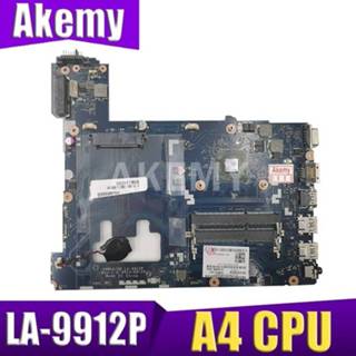 👉 Moederbord LA-9912P laptop motherboard For Lenovo ideapad g505 A4 CPU Test