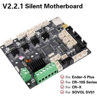 👉 Moederbord Sovol SV01 Upgrade Silent Mainboard V2.2.1 Motherboard TMC2208 Driver 3D Printer Part for Ender-5 plus CR-X CR-10S