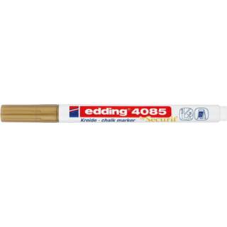 👉 Krijtmarker goud Edding e-4085, ronde punt van 1 - 2 mm, 4057305036391