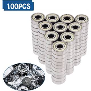 👉 Bearing carbon steel New 100 PCS 608 ZZ Ball Bearings Miniature Single Row Double Shielded Roller Scooter Skateboard Kits