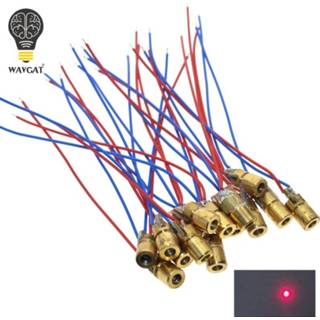 Mini laser rood WAVGAT 5V 650nm 5mW Adjustable Dot Diode Module Red Sight Copper Head Pointer