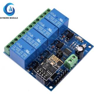 👉 Switch DC 12V WiFi Relay Module 4 Channel ESP8266 ESP-01 Wireless Board Phone APP Remote Control for IOT Smart Home