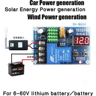 👉 Switch XH-M604 Battery Charge Control Module Digital Fully Powered Off Overcharge Protection 6-60V