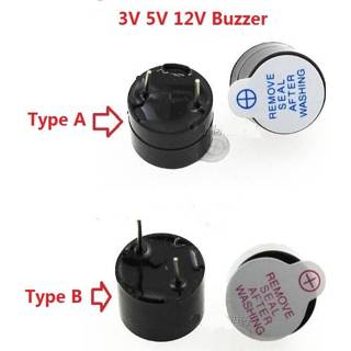 Luidspreker 10pcs 3V 5V 12V Active Buzzer Beep-Tone Magnetic Long-Continous Alarm Sounder speaker 0955 9*5.5MM 12095 12*9.5MM 09A03/TMB09A05