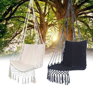 👉 Hangmat Hammock Chair Macrame Swing Hanging Cotton Rope for Indoor