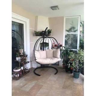 👉 Hangmat Patio Swing Home Garden Metal Hammock Casual Decoration Modern Lux