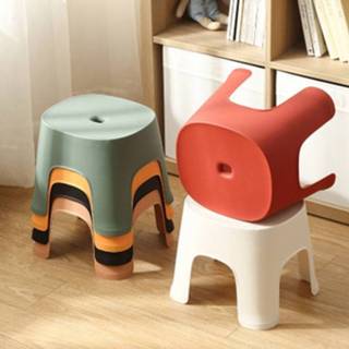 👉 Sofa plastic Bathroom Row Stool Household Thicken Non-slip Shoe Bench Child Foot