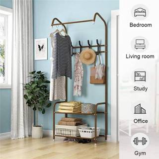 👉 Hanger Modern Simple Style Coat Rack Landing Clothing Holder Floor Standing Storage Shelf Clothes Bedroom Furniture