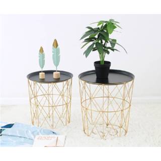 👉 Sofa K-Star Metal Coffee Table Living Room Side Storage Basket Tea Desk Console Minimalist Furniture Tv Tray