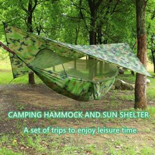 👉 Pop-Up Portable Camping Hammock with Mosquito Net and Sun Shelter,Parachute Swing Hammocks Rain Fly Hammock Canopy Camping Stuff