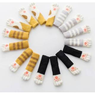 Sock 4pcs/lot Anti Slip Mat Cute Furniture Leg Feet Rug Caps Cat Claw Chair Socks Table Protector