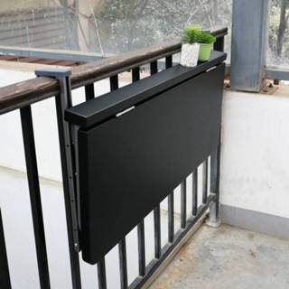 👉 Railing folding table balcony flower rack hanging space-saving bar counter customized window guardrail