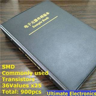 👉 36 kinds x25 commonly used SMD Transistor Assortment Kit Assorted Sample Book