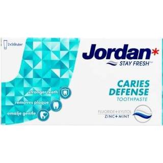 Tandpasta Jordan Stay Fresh Caries Defence 2 x 50 ml 7046110030790