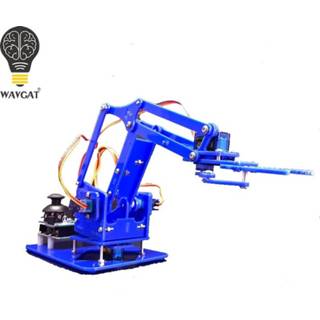Mannen SG90 MG90S 4 DOF Unassembly Acrylic Mechanical Arm Robot Manipulator Claw for Arduino Maker Learning DIY Kit