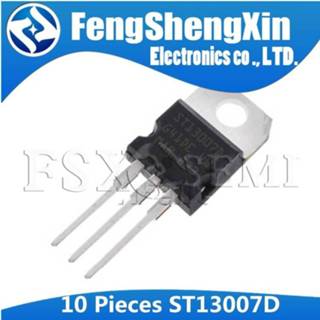 👉 Transistor 10pcs ST13007D TO-220 ST13007A TO220 ST13007 13007D 13007A HIGH VOLTAGE FAST-SWITCHING NPN POWER