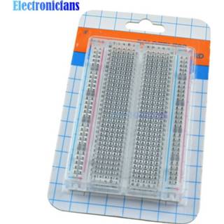 👉 Breadboard transparent New Mini Solderless Material 400 Points Available DIY
