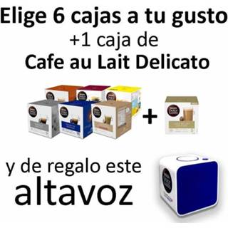 👉 Luidspreker Choose 6 boxes + milk coffee Delicato Gift speaker