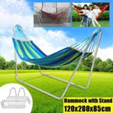 👉 Hangmat steel Double men Hammock with Portable Stand Camping Outdoor Travel Swing Chair Bed Frame Indoor
