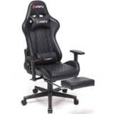👉 Gamestoel PU leather (From ES) Home Office Chair Computer Gaming With Footrest Reclining High Back Desk