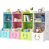 👉 Organizer Assemble Children's Bookshelf Environmental Storage Rack Removable Book Shelf Stand Holder Bookcase Furniture