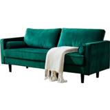 👉 Sofa Mid-Century Modern Velvet fabric Bench Sectional Couch Sofa, 79