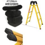 4pcs Non-slip Aluminum ladder leg caps Rubber oval horizontal pipe plugs Floor Protector pads Table Foot dust Cover Socks